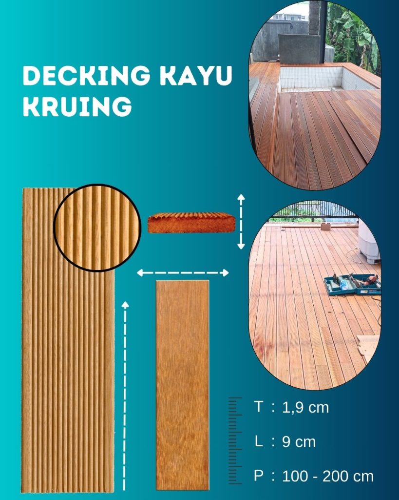decking kayu kruing